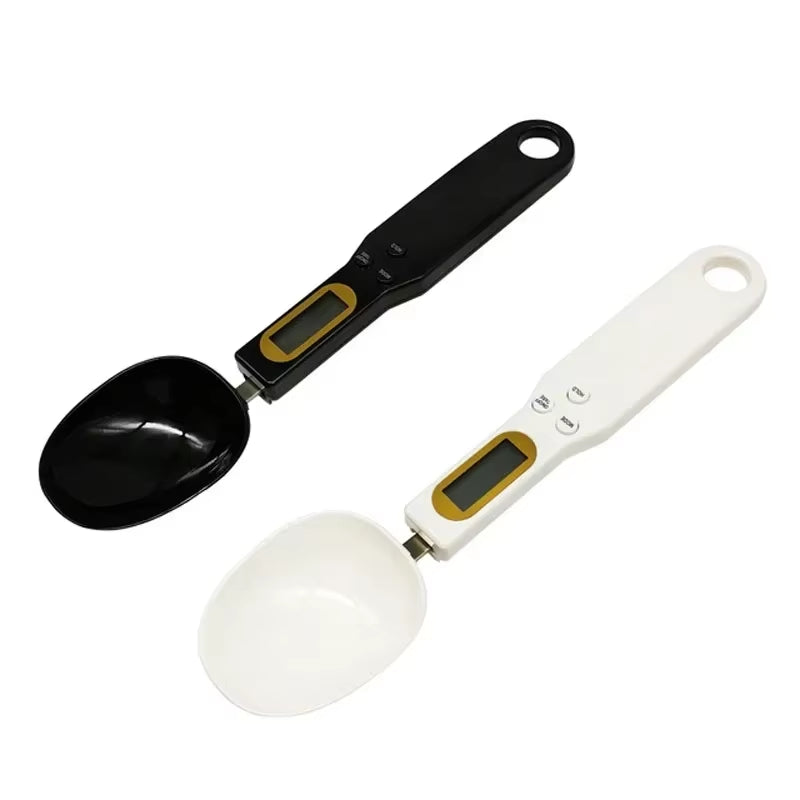 Electronic Kitchen Scale 500G 0.1G Spoon Scale Display Digital Weight Measuring Spoon Digital Mini Kitchen Tool Black